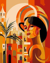 Afbeelding in Gallery-weergave laden, Schilderen op Nummer - Art Deco Vrouw in Cuba