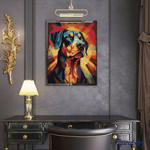 Afbeelding in Gallery-weergave laden, Schilderen op Nummer - Art Deco Hond