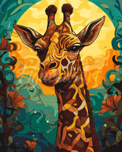Afbeelding in Gallery-weergave laden, Schilderen op Nummer - Giraffe Art Deco