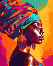 Afbeelding in Gallery-weergave laden, Schilderen op Nummer - Levendige Afrikaanse Dame