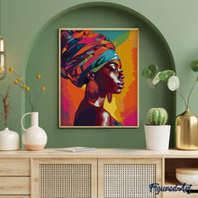 Afbeelding in Gallery-weergave laden, Schilderen op Nummer - Levendige Afrikaanse Dame