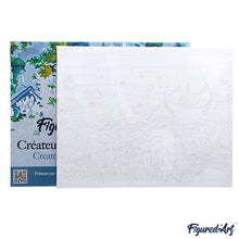 Afbeelding in Gallery-weergave laden, Schilderen op Nummer - Vaas met blauw-witte bloemen