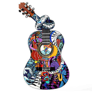 Houten Puzzel - Gitaar