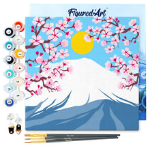 Afbeelding in Gallery-weergave laden, Mini Schilderen op Nummer met Frame - Mount Fuji