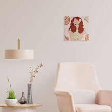 Afbeelding in Gallery-weergave laden, Mini Schilderen op Nummer met Frame - Vrouw met bloem in het haar