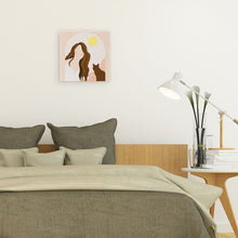 Afbeelding in Gallery-weergave laden, Mini Schilderen op Nummer met Frame - Vrouw en haar kat