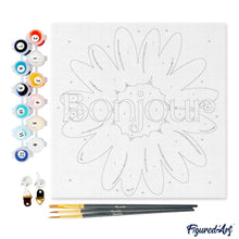 Afbeelding in Gallery-weergave laden, Mini Schilderen op Nummer met Frame - Hallo