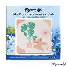 Afbeelding in Gallery-weergave laden, Mini Schilderen op Nummer met Frame - Verliefd hondje
