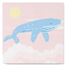 Afbeelding in Gallery-weergave laden, Mini Peinture par Numéros petit format 20x20cm avec cadre Baleine à bosse