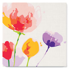 Afbeelding in Gallery-weergave laden, Mini Peinture par Numéros petit format 20x20cm avec cadre Fleurs en Couleurs