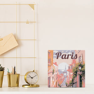 Mini Schilderen op Nummer met Frame - Reisposter Parijs