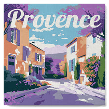 Afbeelding in Gallery-weergave laden, Mini Schilderen op Nummer met Frame - Reisposter Provence Lente