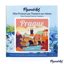 Afbeelding in Gallery-weergave laden, Mini Schilderen op Nummer met Frame - Reisposter Prague