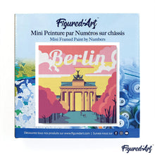 Afbeelding in Gallery-weergave laden, Mini Schilderen op Nummer met Frame - Reisposter Berlijn
