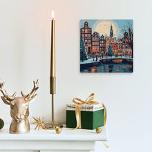 Afbeelding in Gallery-weergave laden, Mini Schilderen op Nummer met Frame - Kerst in Amsterdam