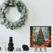 Afbeelding in Gallery-weergave laden, Mini Schilderen op Nummer met Frame - Kerstboom in de Woonkamer