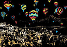 Afbeelding in Gallery-weergave laden, Scratch Painting - Luchtballonnen in Turkije