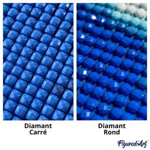 Diamond Painting - Berghuis bij de rivier