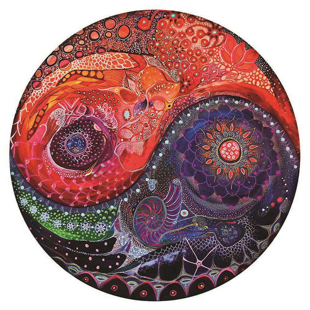 Houten Puzzel - Melodisch Yin Yang