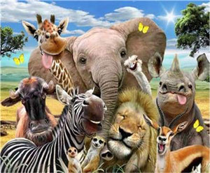 Schilderen op Nummer - Afrikaanse dieren
