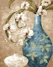 Afbeelding in Gallery-weergave laden, Schilderen op Nummer - Oude fles en bloemen