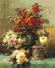 Afbeelding in Gallery-weergave laden, Schilderen op Nummer - Oude bloemen