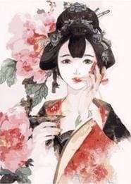 Schilderen op Nummer - Aziatische dame met rozen