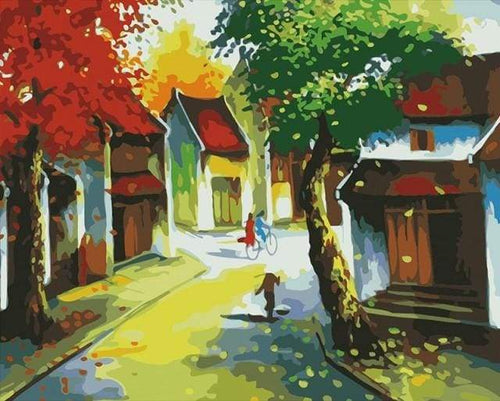 Schilderen op Nummer - Herfstbladeren