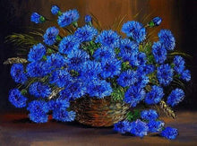 Afbeelding in Gallery-weergave laden, Schilderen op Nummer - Mooie blauwe bloemen