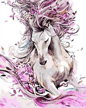 Afbeelding in Gallery-weergave laden, Schilderen op Nummer - Mooi paard in roze