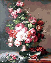 Afbeelding in Gallery-weergave laden, Schilderen op Nummer - Boeket bloemen op tafel
