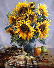 Afbeelding in Gallery-weergave laden, Schilderen op Nummer - Boeket zonnebloemen