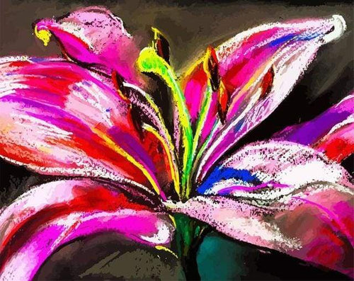 Schilderen op Nummer - Heldere Bloem
