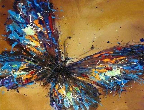 Schilderen op Nummer - Vlinder en kleuren
