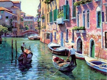 Afbeelding in Gallery-weergave laden, Schilderen op Nummer - Kanalen van Venetië