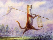 Afbeelding in Gallery-weergave laden, Schilderen op Nummer - Kat op zoek naar eten