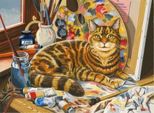 Afbeelding in Gallery-weergave laden, Schilderen op Nummer - Kat schilderij
