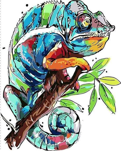 Schilderen op Nummer - Kameleon