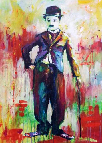 Schilderen op Nummer - Chaplin aquarel