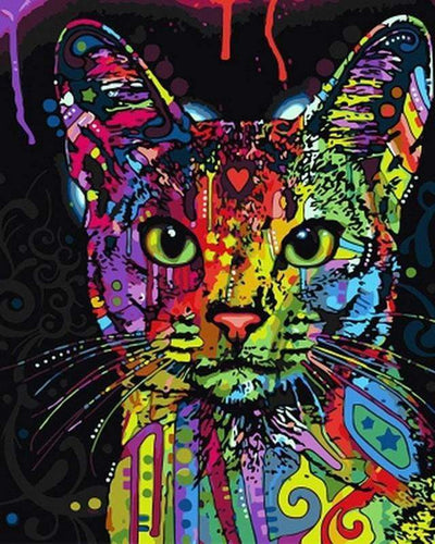 Schilderen op Nummer - Moderne Kat