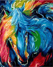 Afbeelding in Gallery-weergave laden, Schilderen op Nummer - Gekleurd paard