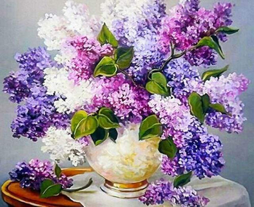 Schilderen op Nummer - Kleurrijke lavendel