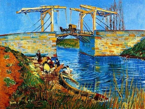 Schilderen op Nummer - Brug oversteken