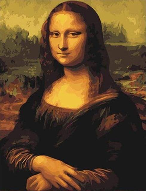 Schilderen op Nummer - Da Vinci Mona Lisa La Joconde