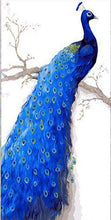 Afbeelding in Gallery-weergave laden, Schilderen op Nummer - Diepblauwe pauw