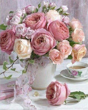 Afbeelding in Gallery-weergave laden, Diamond Painting - Boeket rozen Diamond Painting Bloemen, bloemen