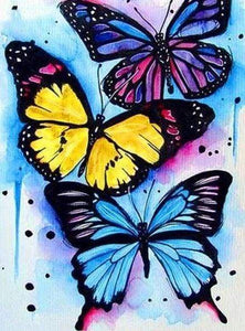 Diamond Painting - Vlinders dieren, vlinders, Diamond Painting Dieren