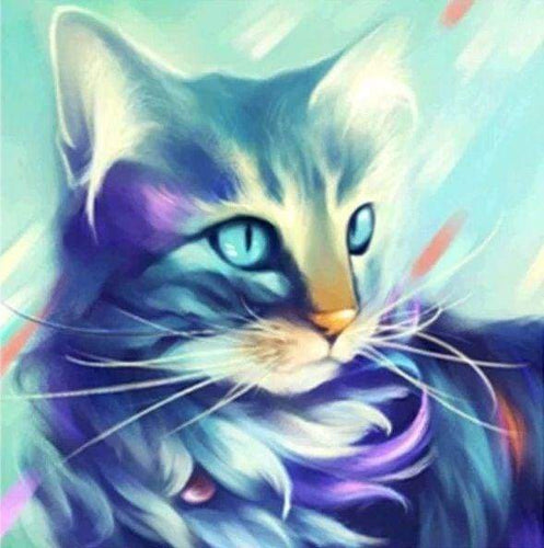 Diamond Painting - Kat ontwerp dieren, katten, Diamond Painting Dieren