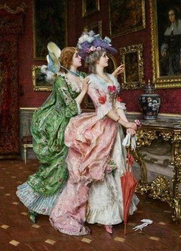 Diamond Painting - Courtisanes Diamond Painting Romantiek, romantiek