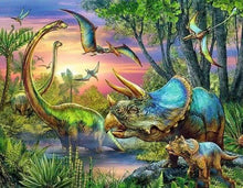 Afbeelding in Gallery-weergave laden, Diamond Painting - Dinosaurussen dieren, Diamond Painting Dieren, dinosaurissen